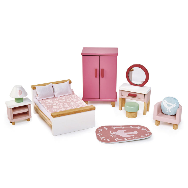 Tender Leaf - Dovetail - Dolls House Bedroom Furniture Set
