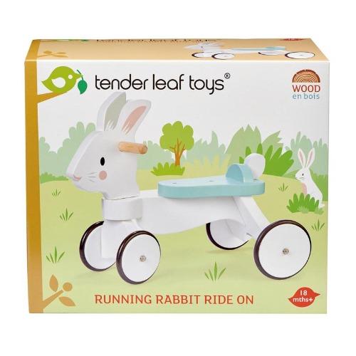 Tender Leaf -  Running Rabbit Wooden Ride-On