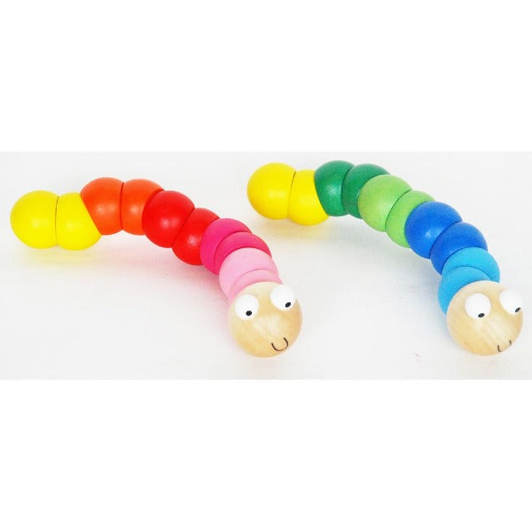 Toyslink - Wooden Joint Worm (Individual)