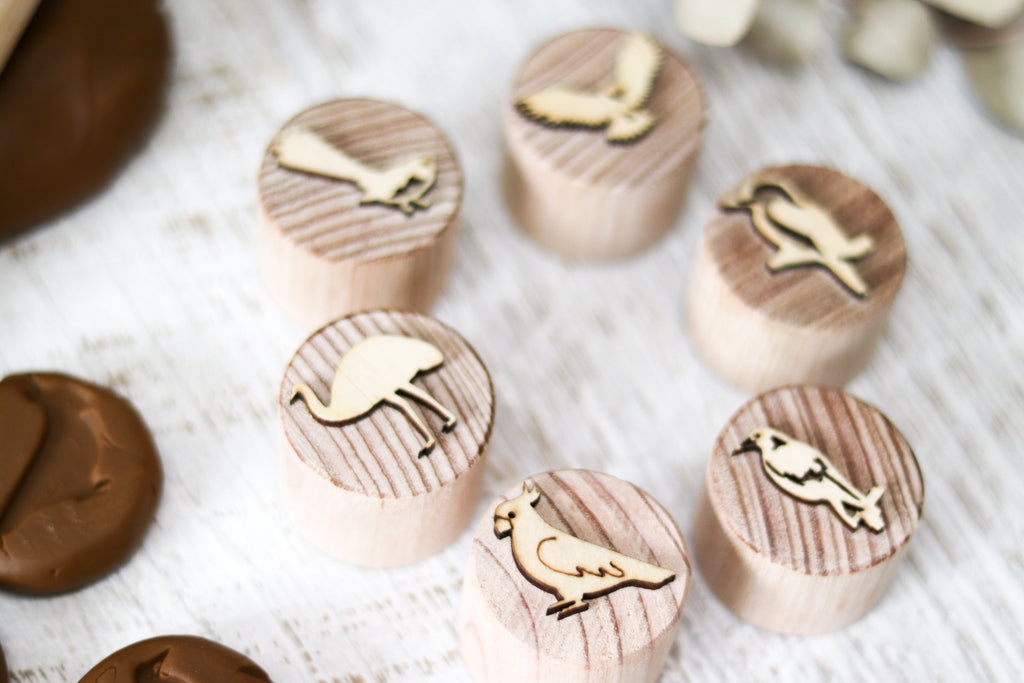 Let Them Play - Wooden Stampers - AUSTRALIAN BIRDS