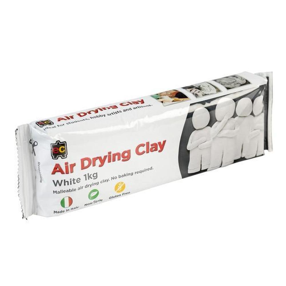 Air Drying Clay White 1kg - Educational Colours - The Creative Toy Shop