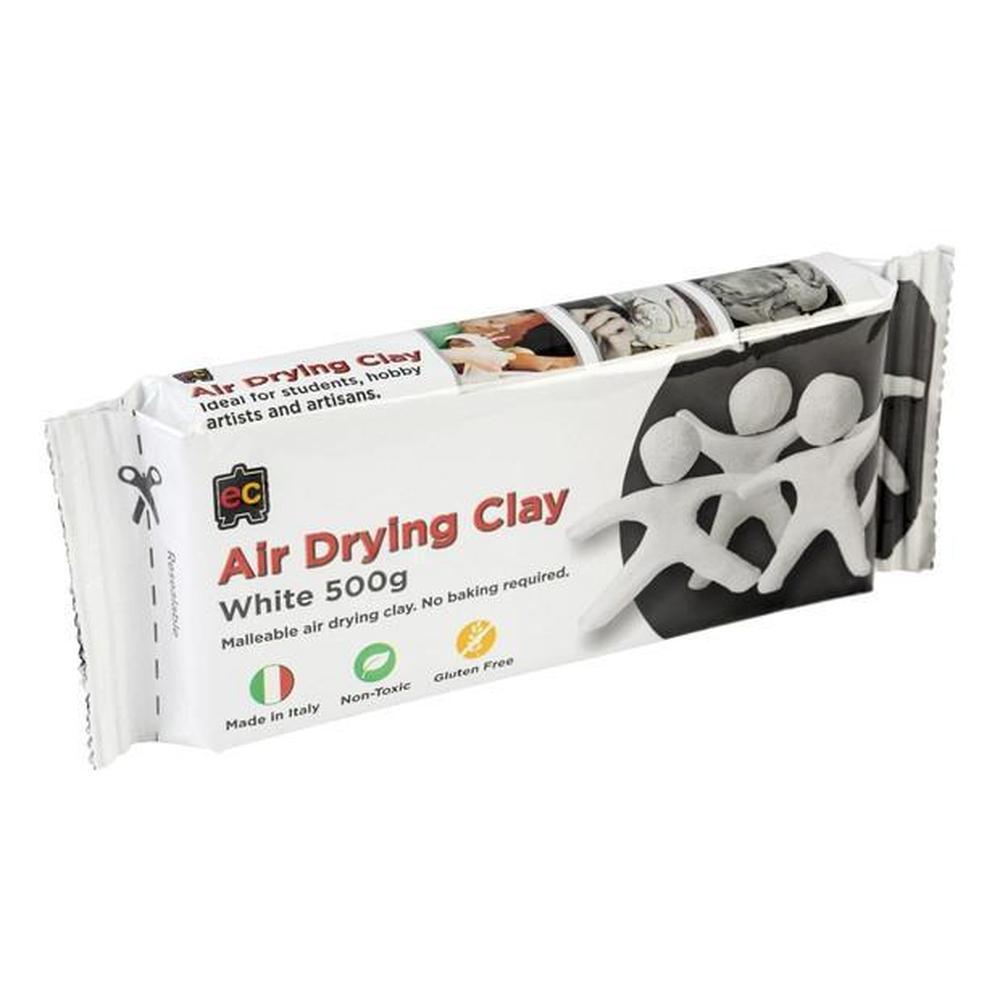 Air Drying Clay White 500g - Educational Colours - The Creative Toy Shop