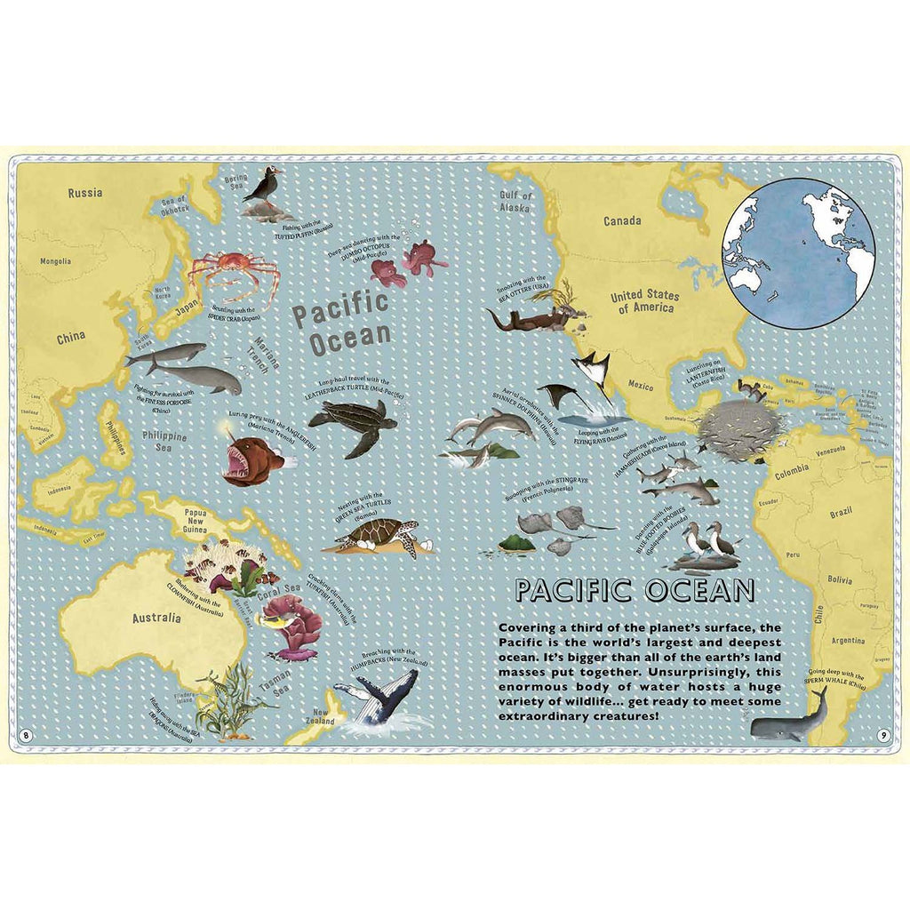 Book - Atlas of Ocean Adventure - Harper - The Creative Toy Shop