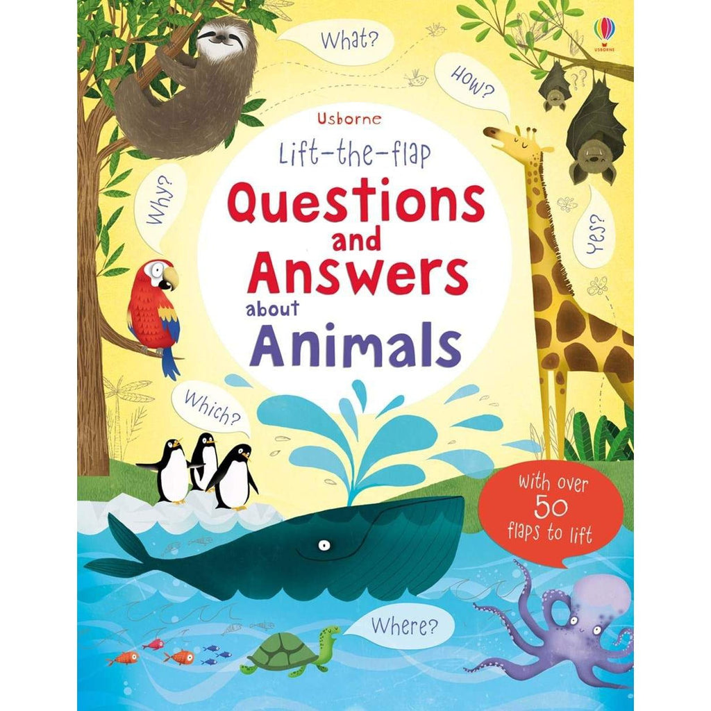 Book - Lift-the-flap Questions and Answers about Animals - Harper - The Creative Toy Shop