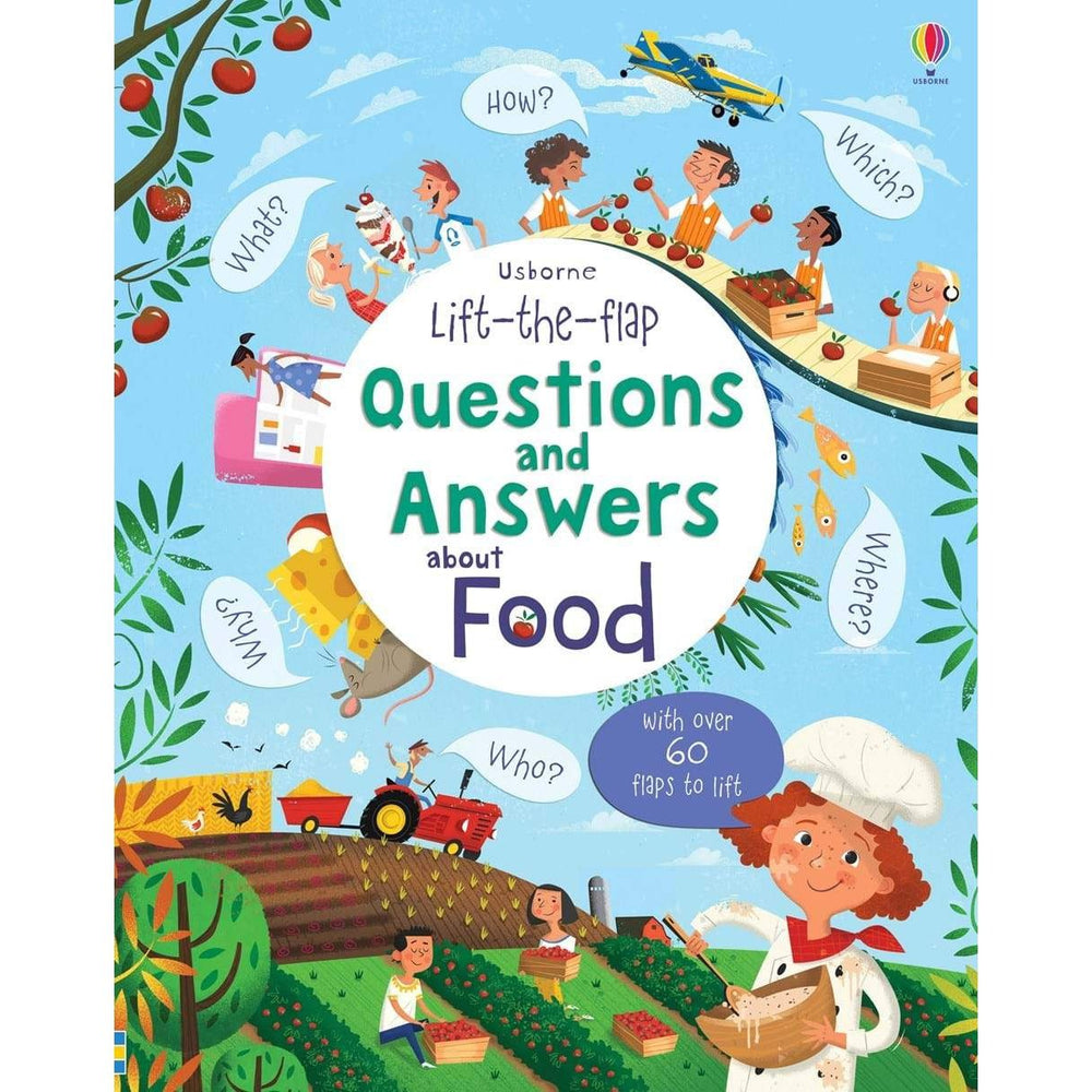 Book - Lift-the-flap Questions and Answers about Food - Harper - The Creative Toy Shop