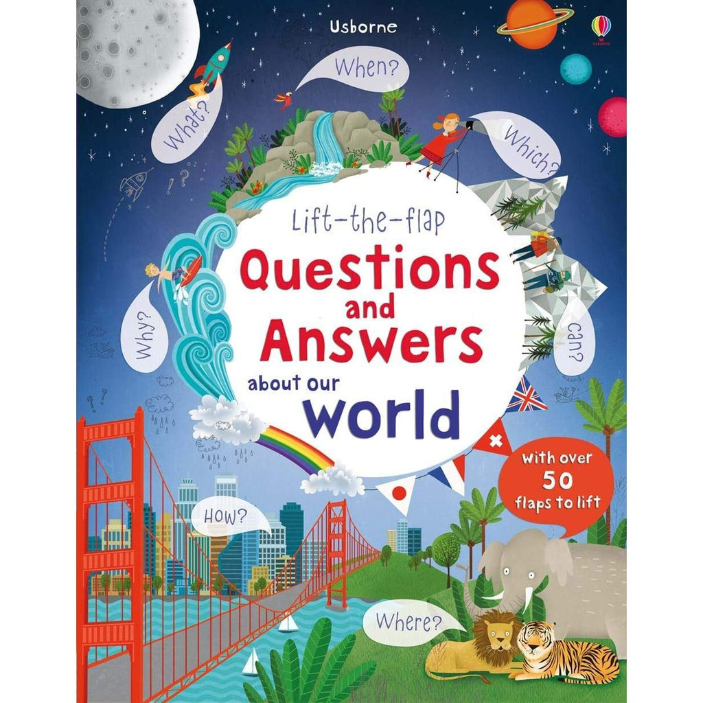 Book - Lift-the-flap Questions and Answers about Our World - Harper - The Creative Toy Shop