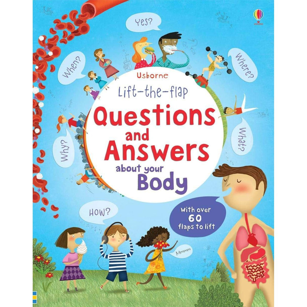 Book - Lift-the-flap Questions and Answers about Your Body - Harper - The Creative Toy Shop