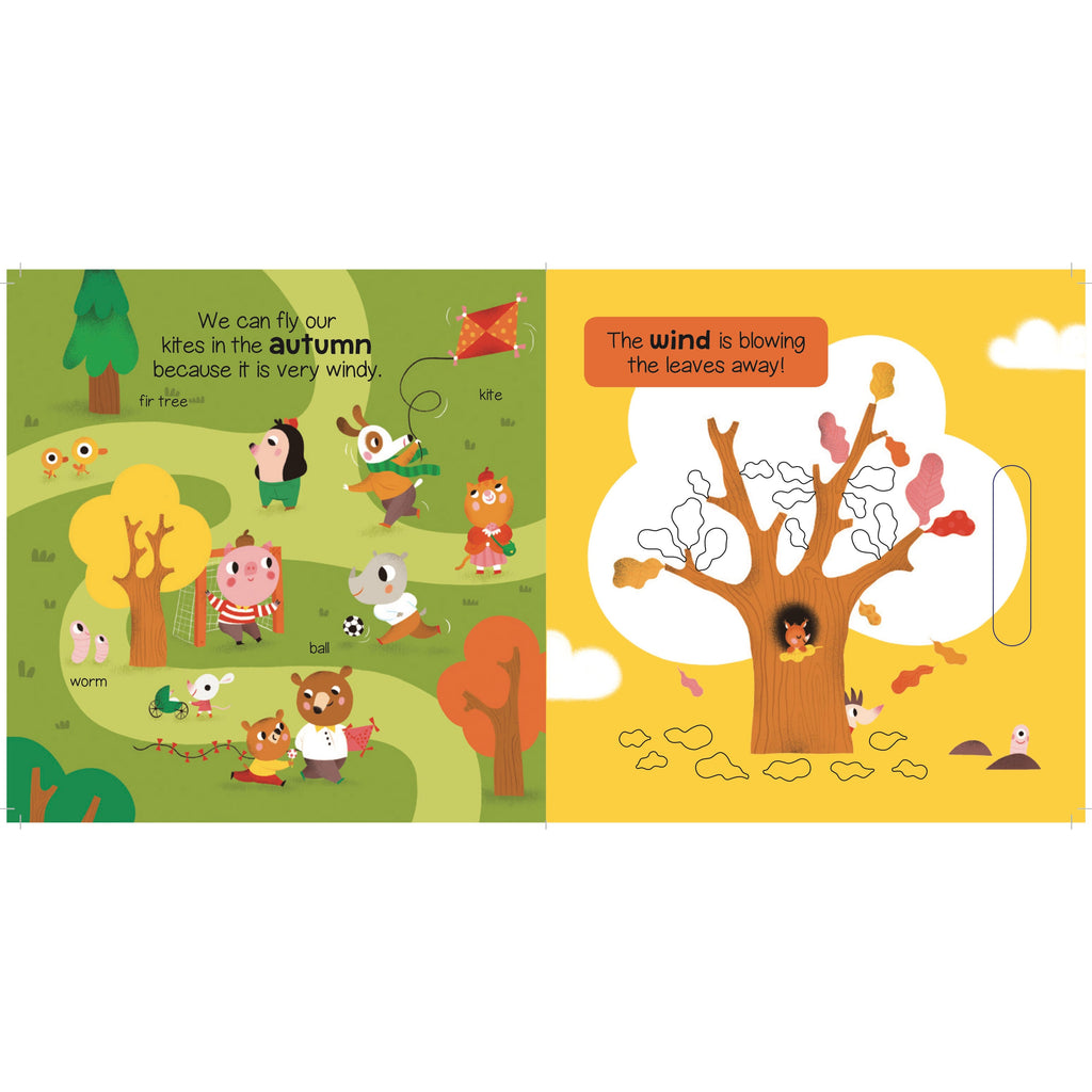 Book - Seasons, My First Animated Board Book - Harper - The Creative Toy Shop