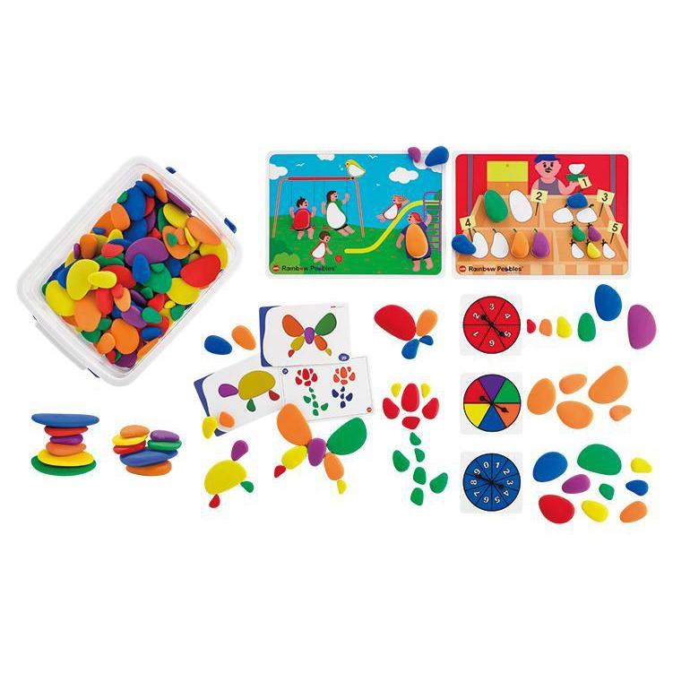 Building Rainbow Pebble Classroom Mega Set - Edx Education - The Creative Toy Shop