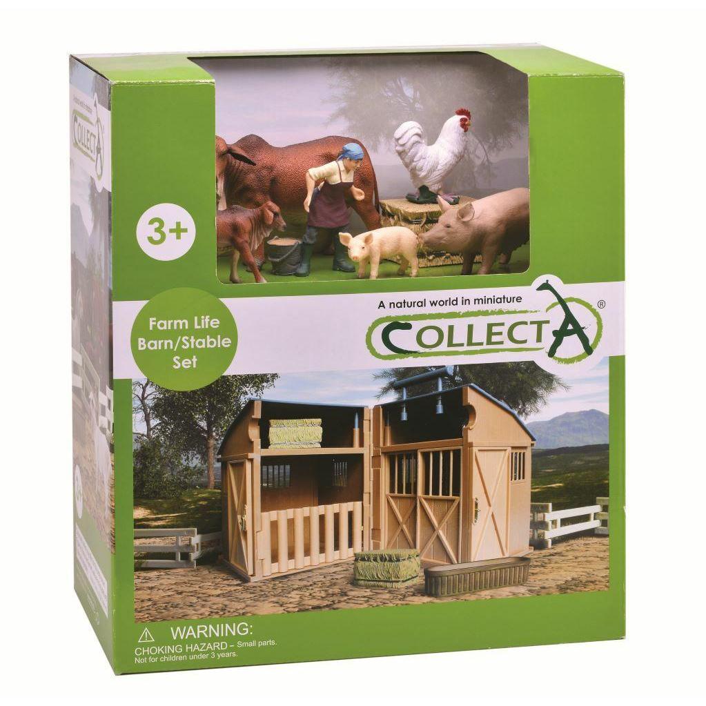 CollectA - Farm Life Barn/Stable Set - CollectA - The Creative Toy Shop