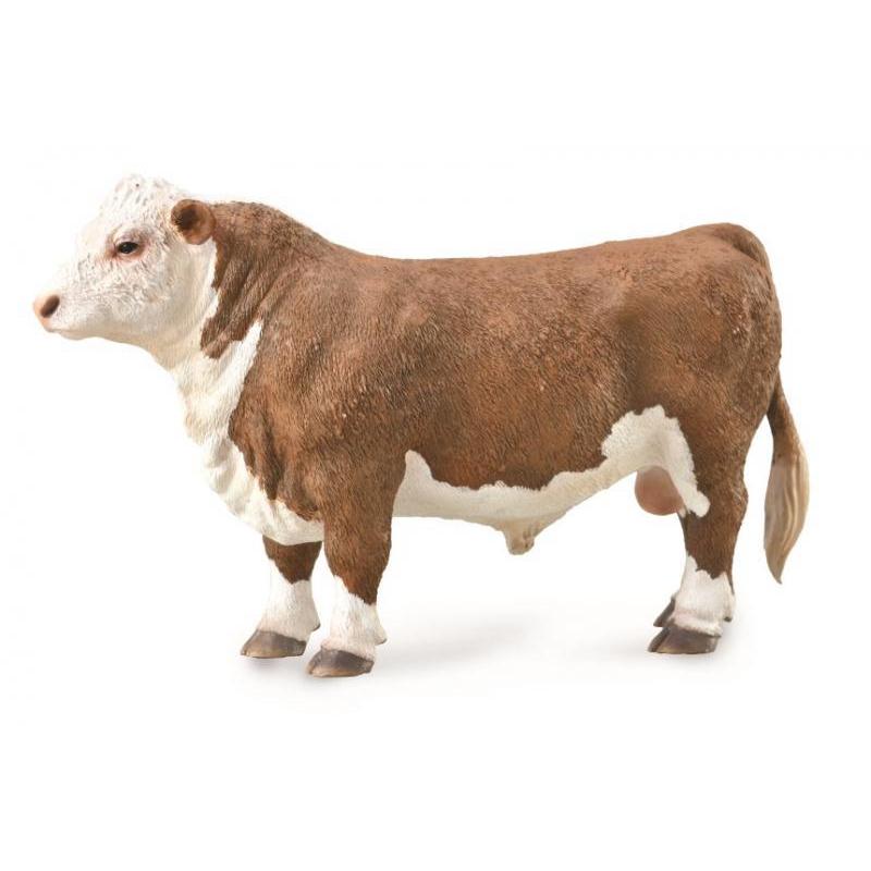 CollectA - Hamilton the Hereford Bull Polled - CollectA - The Creative Toy Shop