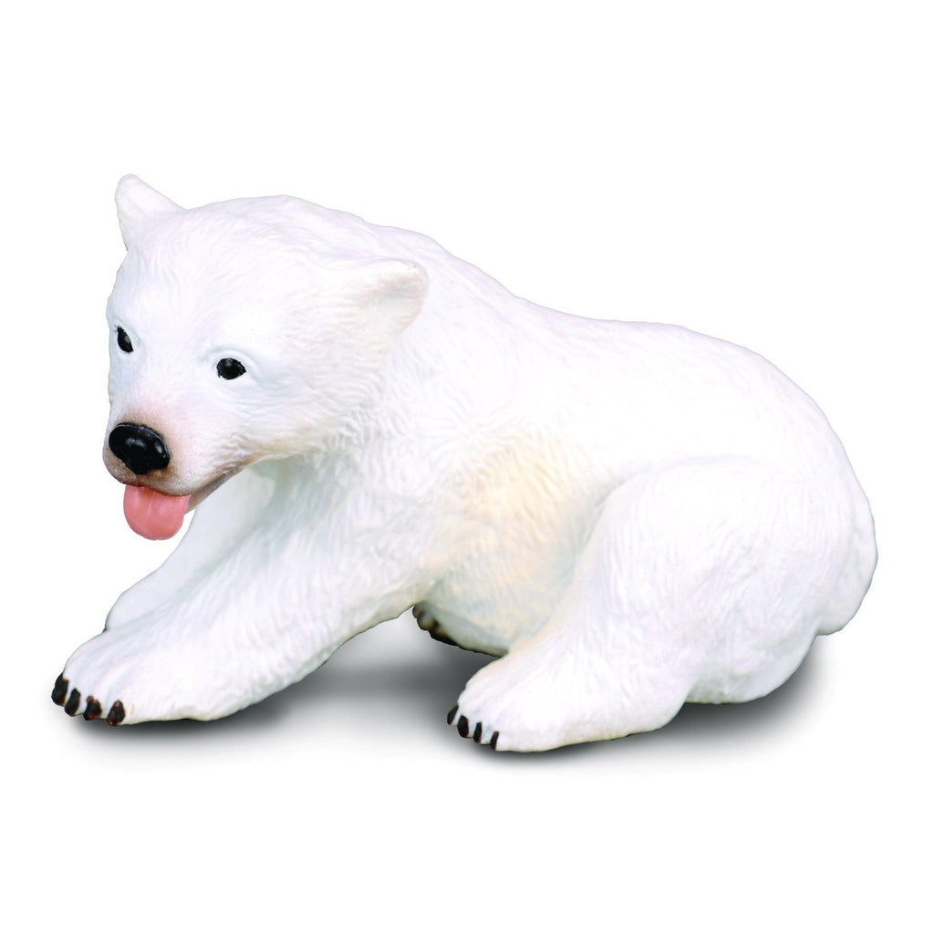 CollectA -  Preston the Polar Bear Cub Sitting - CollectA - The Creative Toy Shop