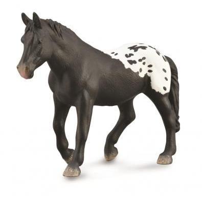 CollectA - Selena the Sugarbush Draft Mare - Black Blanket With Spots - CollectA - The Creative Toy Shop