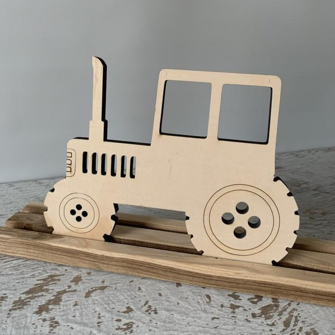 Let Them Play Story Scene - Tractor (Delicate, not toy) - Let Them Play Toys - The Creative Toy Shop
