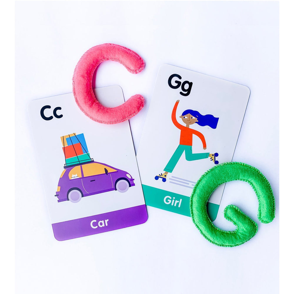 Curious Columbus ABC Sensory Learning Felt Alphabet & Flashcard Set - Uppercase - Curious Columbus - The Creative Toy Shop