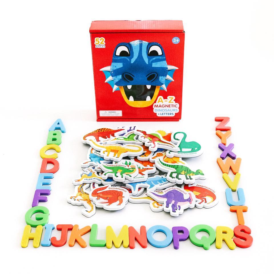 Curious Columbus Magnetic Dinosaurs and Letters-Curious Columbus-The Creative Toy Shop