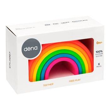 Dena Teether - Neon Rainbow 6pce-Dena-The Creative Toy Shop