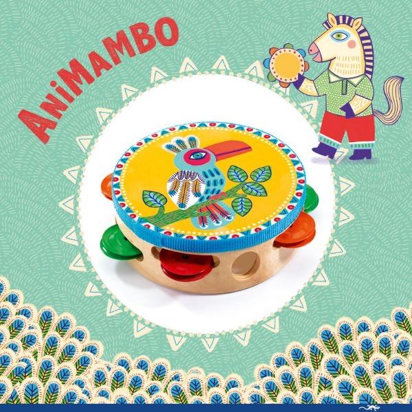 Djeco - Animambo Tambourine-DJECO-The Creative Toy Shop