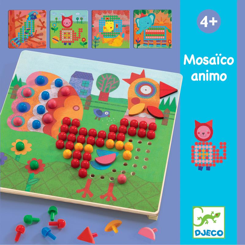 Djeco Animo Mosaico Peg Board - DJECO - The Creative Toy Shop