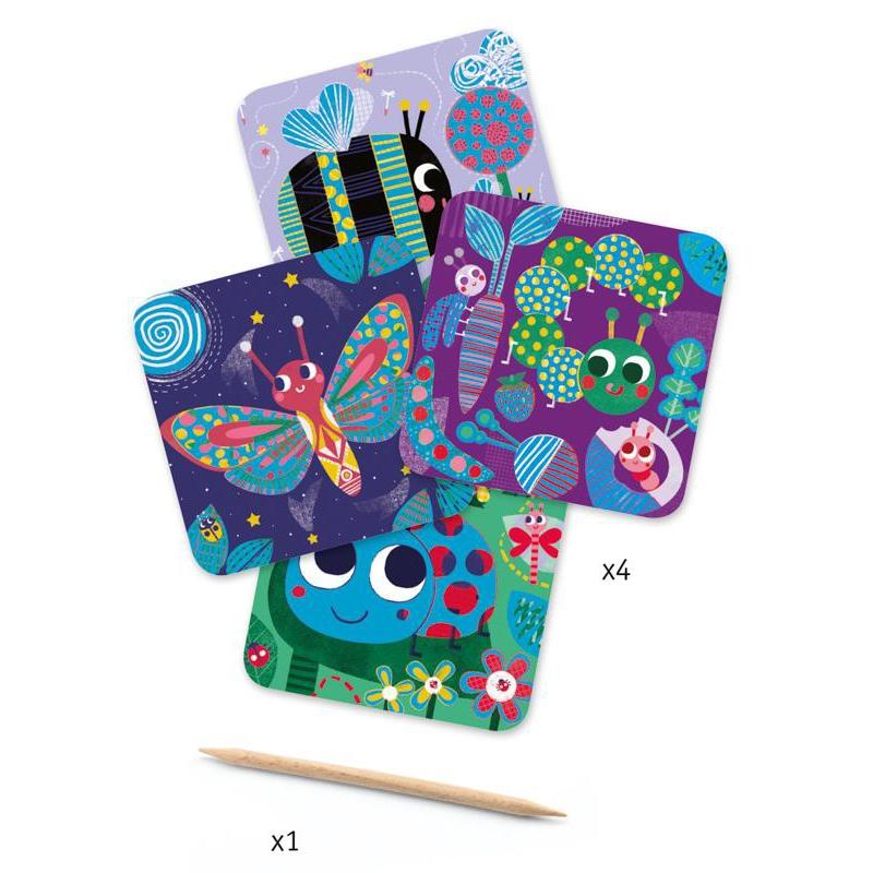 Djeco Bugs Scratch Cards - DJECO - The Creative Toy Shop
