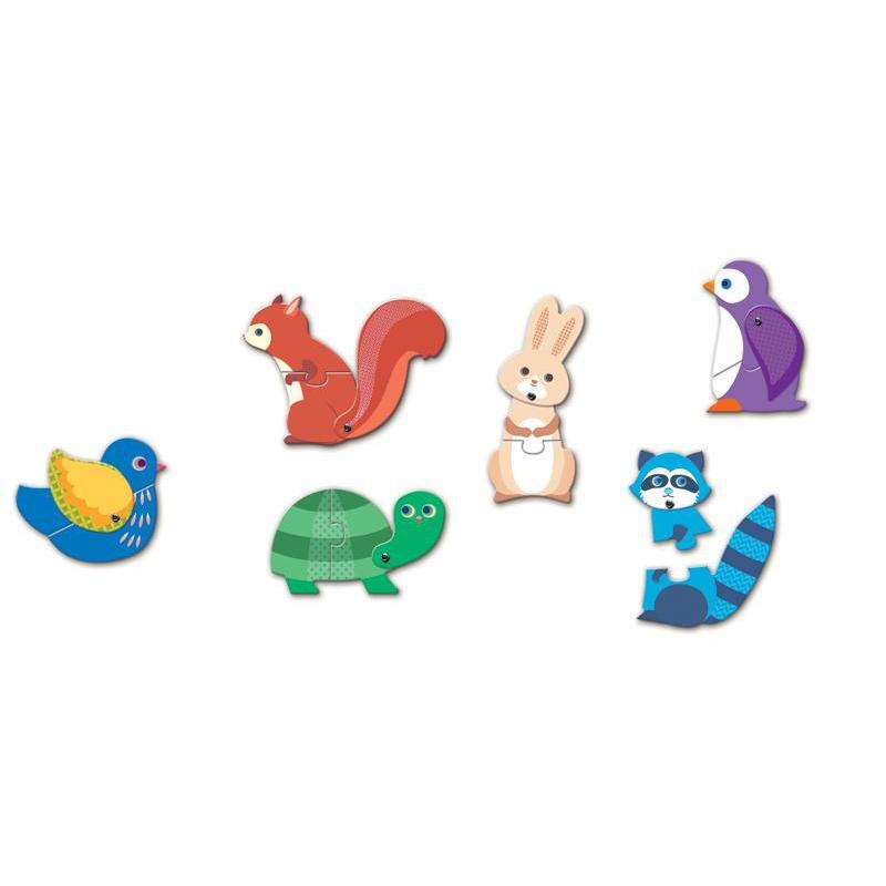 Djeco Duo Animals Puzzle (12pc) – The Creative Toy Shop