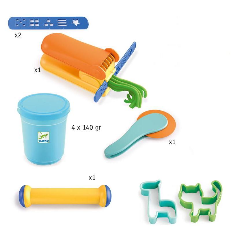 Djeco Everything You Need To Start Modelling Dough Set - DJECO - The Creative Toy Shop
