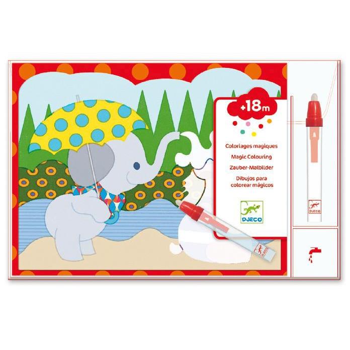 Djeco Hidden Outside Water Colouring - DJECO - The Creative Toy Shop