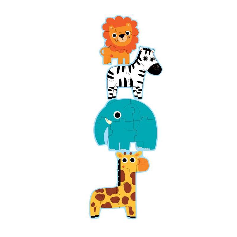 Djeco Jungle 3,4,5,6pc PRIMO Puzzle - DJECO - The Creative Toy Shop