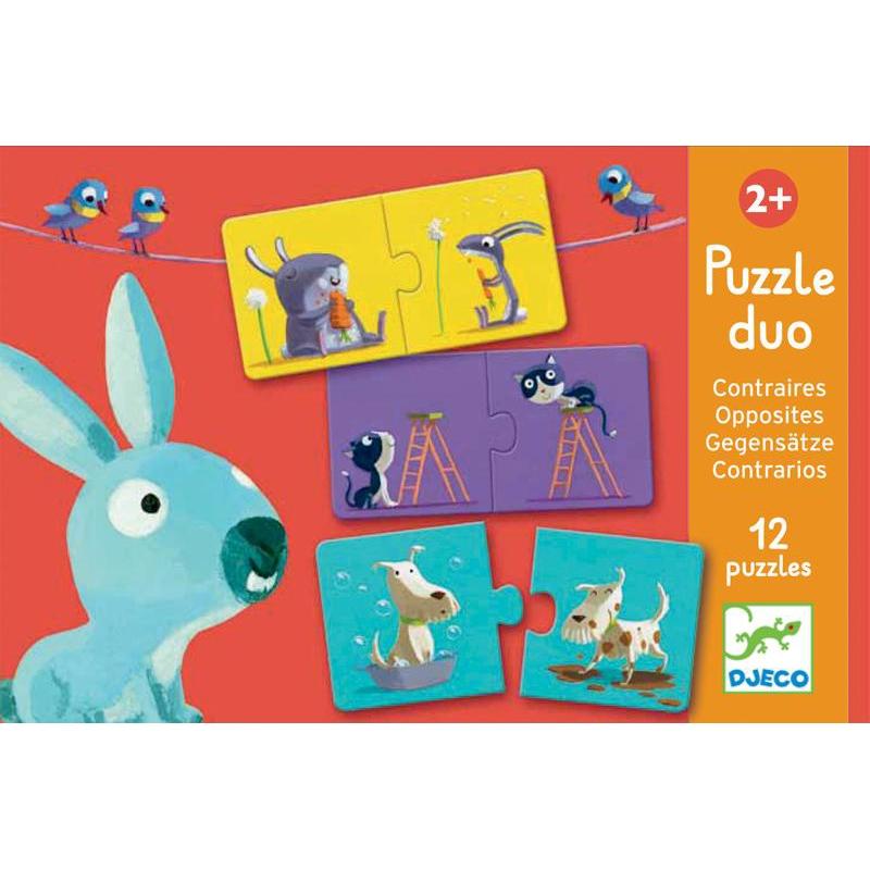 Djeco Opposites Duo Puzzles - DJECO - The Creative Toy Shop