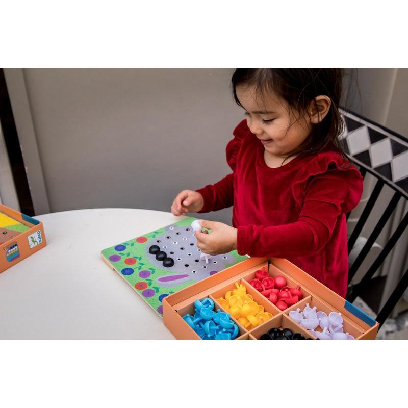 Djeco Primo Mosaico Peg Board - DJECO - The Creative Toy Shop