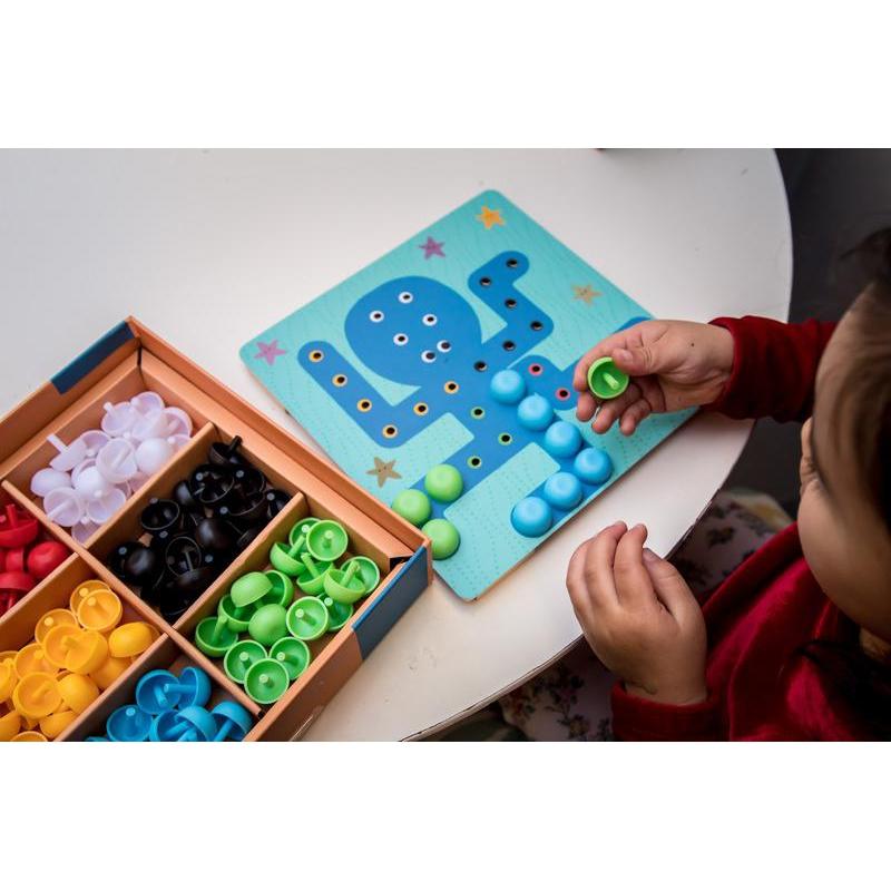 Djeco Primo Mosaico Peg Board - DJECO - The Creative Toy Shop