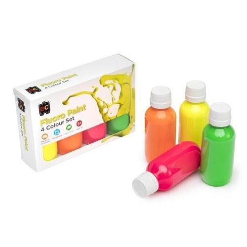 Educational Colours Fluoro Paint Set - Educational Colours - The Creative Toy Shop