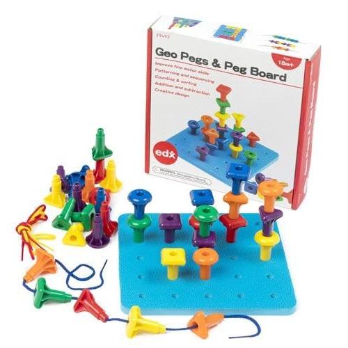 Edx Geo Pegs And Peg Board - Edx Education - The Creative Toy Shop