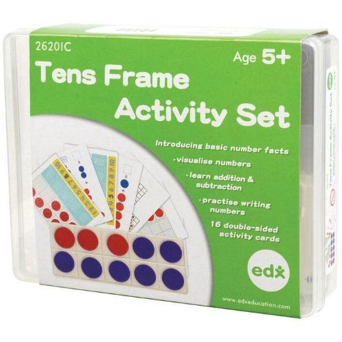 Edx - Tens Frame Activity Set-Edx Education-The Creative Toy Shop