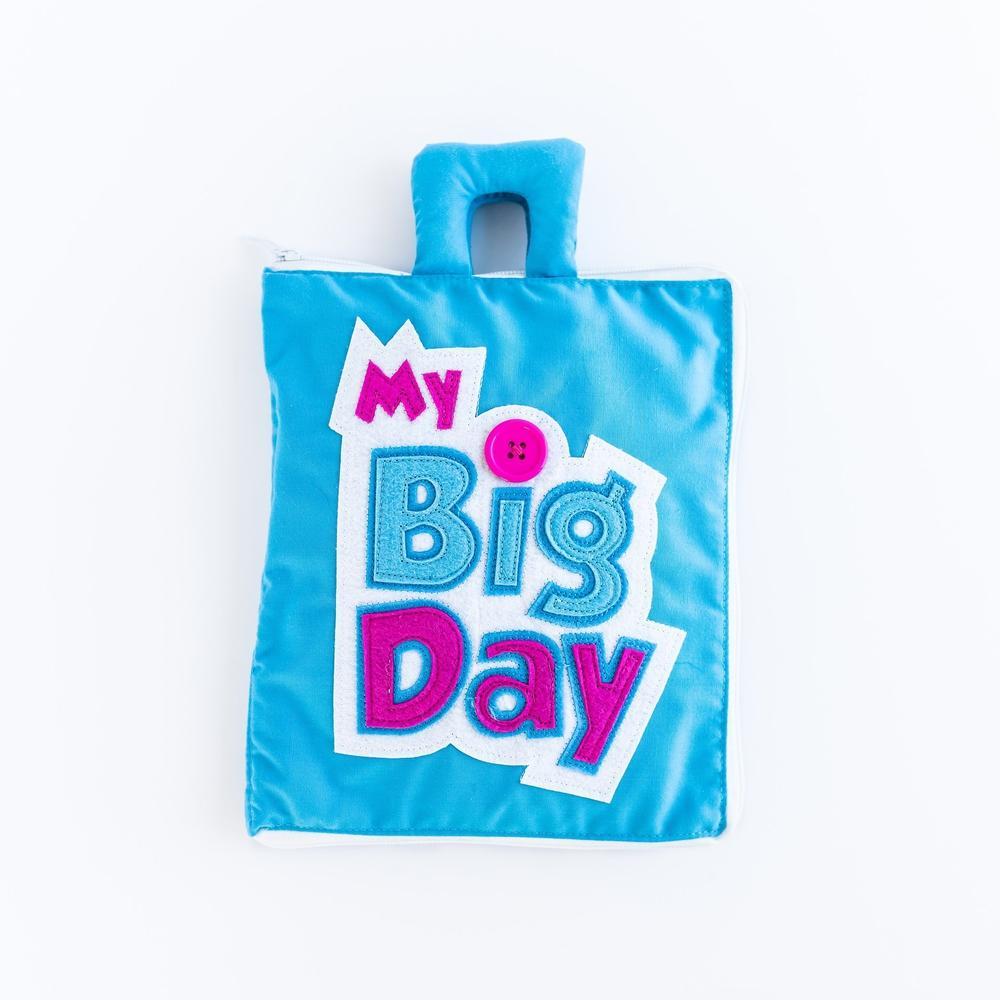 Fabric Quiet Activity Book - My Big Day - Curious Columbus - The Creative Toy Shop