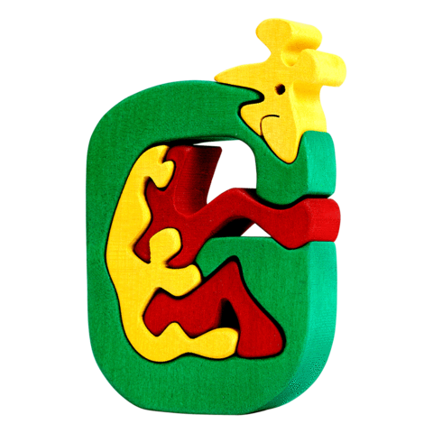 Fauna Alphabet Puzzles - Individual Letters - Fauna - The Creative Toy Shop
