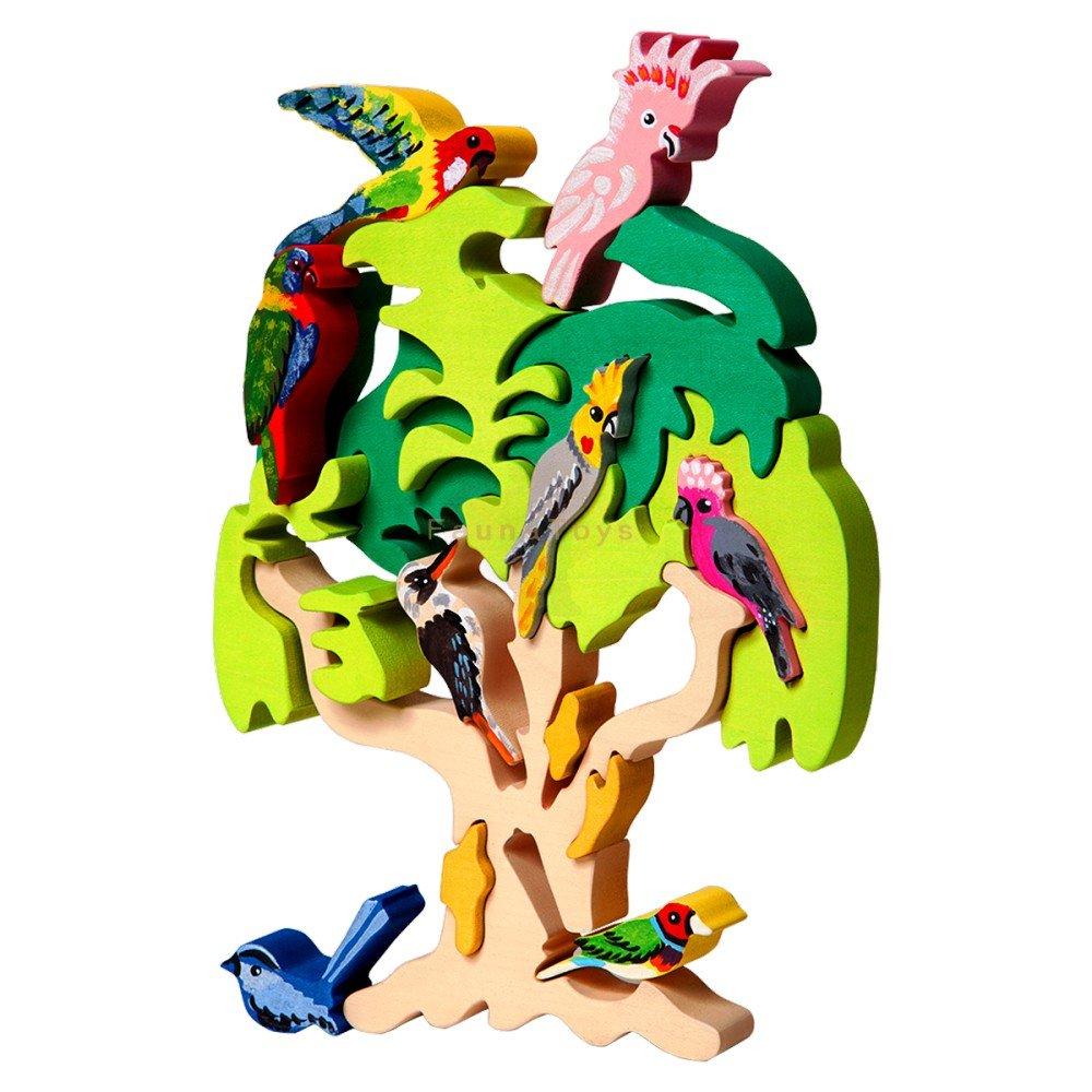 Fauna Puzzle Birdtree - Australia - Fauna - The Creative Toy Shop