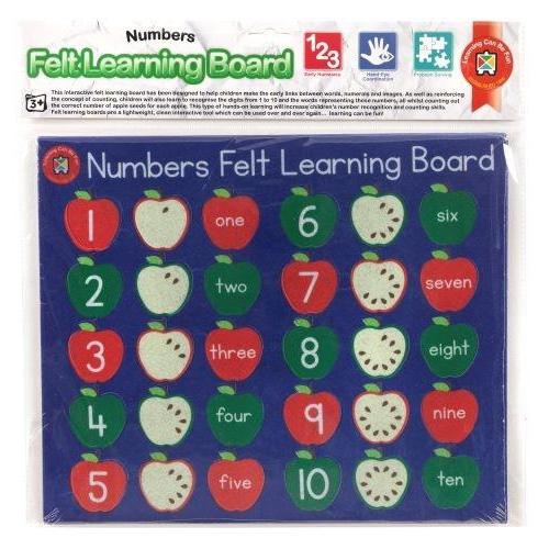 Felt Learning Board - Numbers-Learning Can Be Fun-The Creative Toy Shop