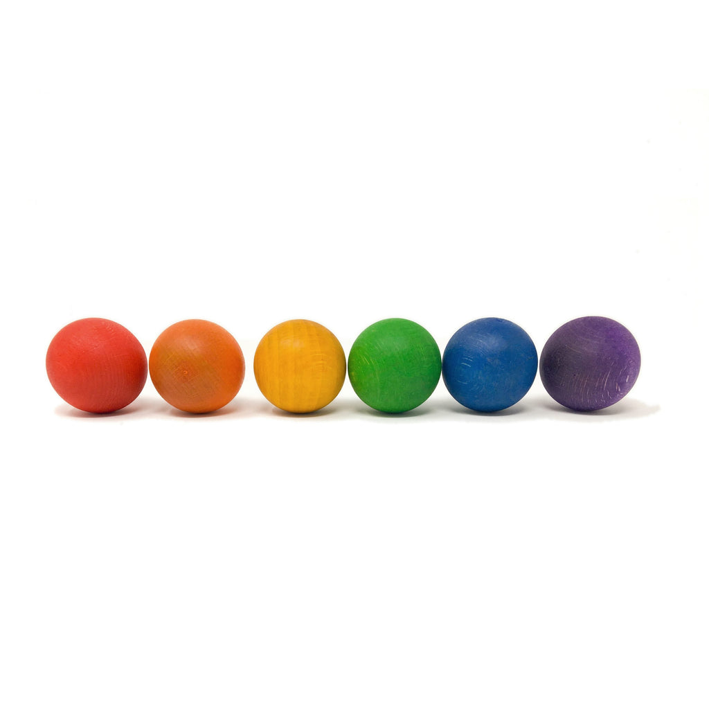Grapat Coloured Balls Set of 6 - Grapat - The Creative Toy Shop
