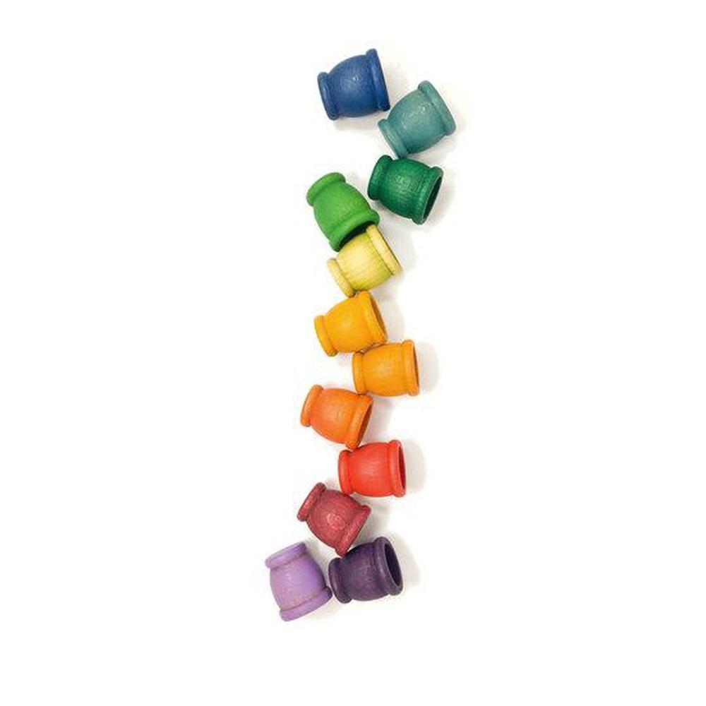 Grapat Coloured Mates set of 12 - Grapat - The Creative Toy Shop