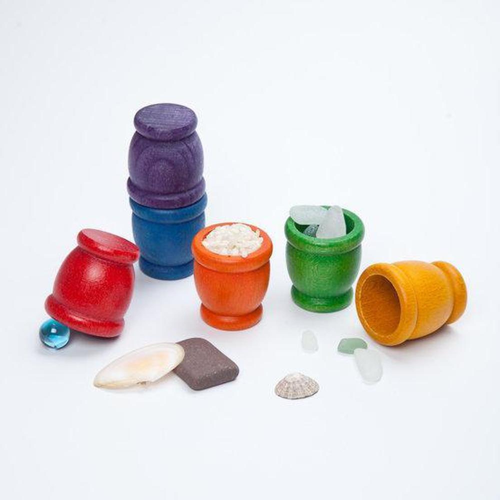 Grapat Coloured Mates set of 6 - Grapat - The Creative Toy Shop