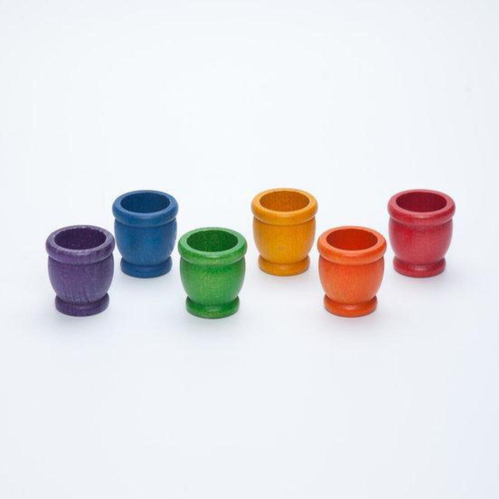 Grapat Coloured Mates set of 6 - Grapat - The Creative Toy Shop