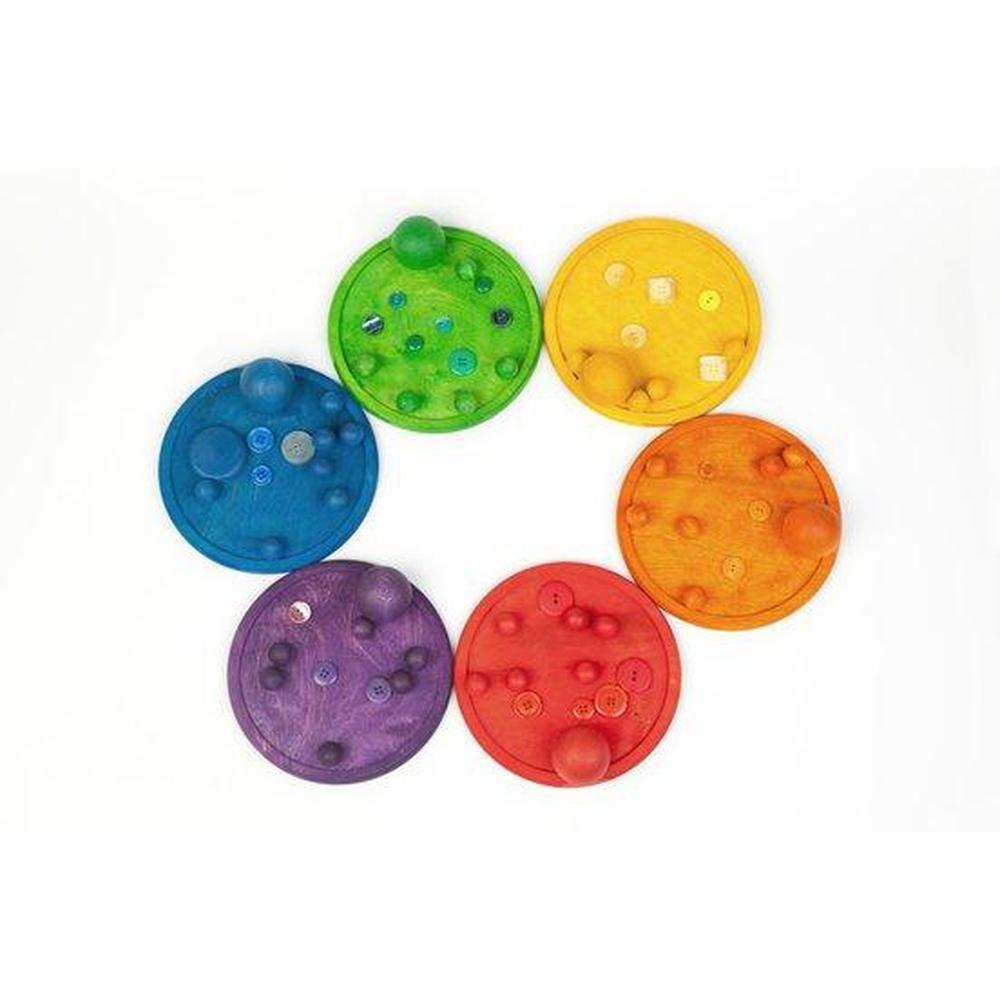 Grapat Colourful Platforms set of 6 - Grapat - The Creative Toy Shop