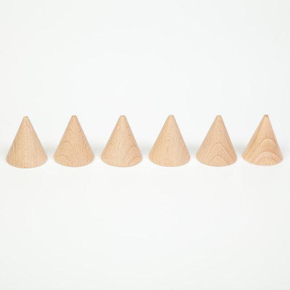 Grapat Natural Cones Set of 6 - Grapat - The Creative Toy Shop