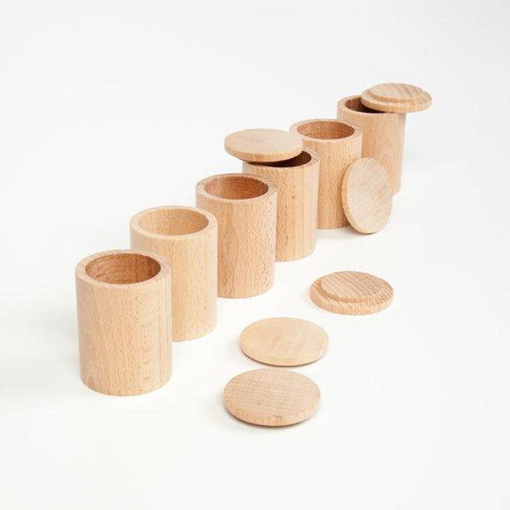 Grapat Natural Cups with Lids - Grapat - The Creative Toy Shop