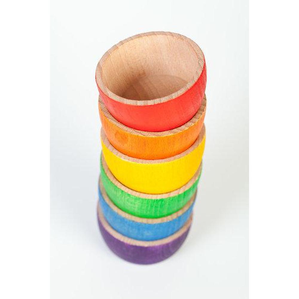 Grapat Rainbow Bowls set of 6 - Grapat - The Creative Toy Shop