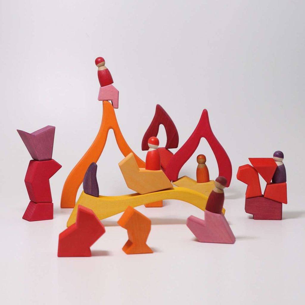 Grimm's 2021 - Building Set Four Temperaments-Grimm's Spiel and Holz Design-The Creative Toy Shop