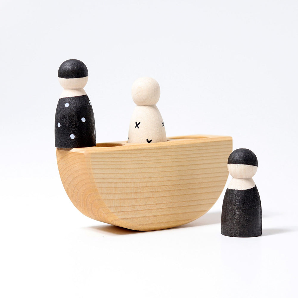 Grimm's 3 in a Boat - Monochrome - Grimm's Spiel and Holz Design - The Creative Toy Shop