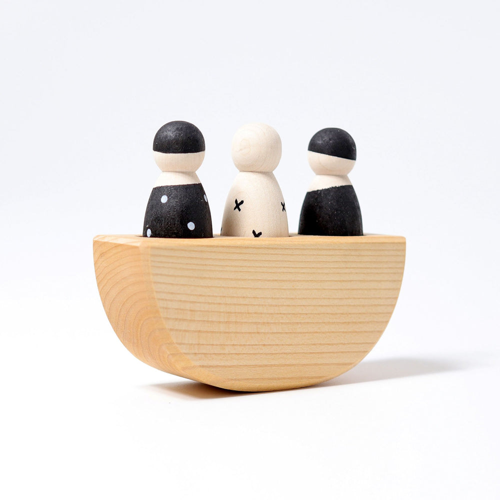 Grimm's 3 in a Boat - Monochrome - Grimm's Spiel and Holz Design - The Creative Toy Shop