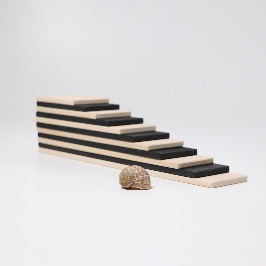 Grimm's Building Boards Monochrome - Grimm's Spiel and Holz Design - The Creative Toy Shop